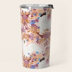 Elegant Swans in Bloom Travel Mug Gallery Image 2