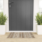 Egyptian hieroglyphs Pastel Gold Welcome Mat Gallery Image 3