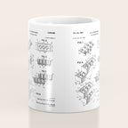 Legos Patent - Legos Brick Art - Blueprint Coffee Mug Gallery Image 4