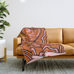 Scorpio Butterfly Throw Blanket Gallery Image 1
