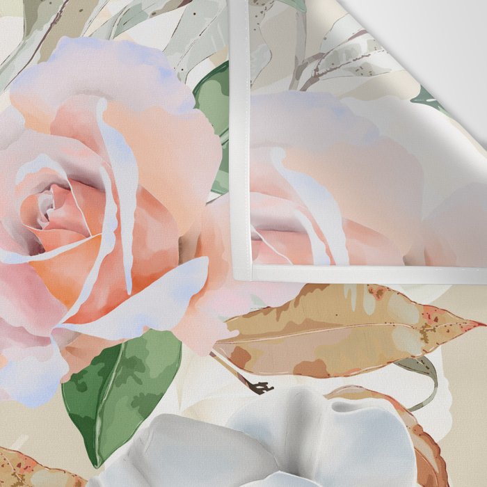 Nice flowered lush garden 4 Wall Tapestry Gallery Image 3