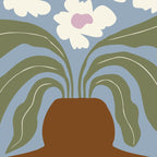 Retro clay and flower Coffee Mug Gallery Image 2