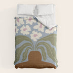 Retro clay and flower Comforter Gallery Image 6