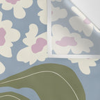 Retro clay and flower Wall Tapestry Gallery Image 3