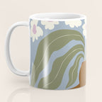Retro clay and flower Coffee Mug Gallery Image 3
