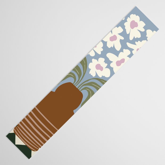 Retro clay and flower Table Runner Gallery Image 3