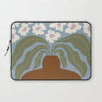 Retro clay and flower Laptop Sleeve Gallery Image 1
