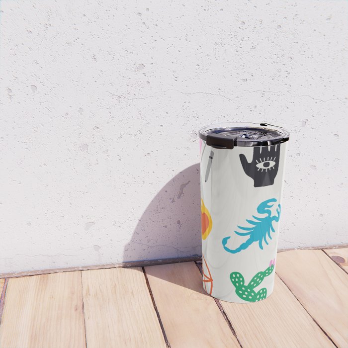 Scorpio Emoji Travel Mug Gallery Image 4