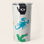 Scorpio Emoji Travel Mug Gallery Image 1