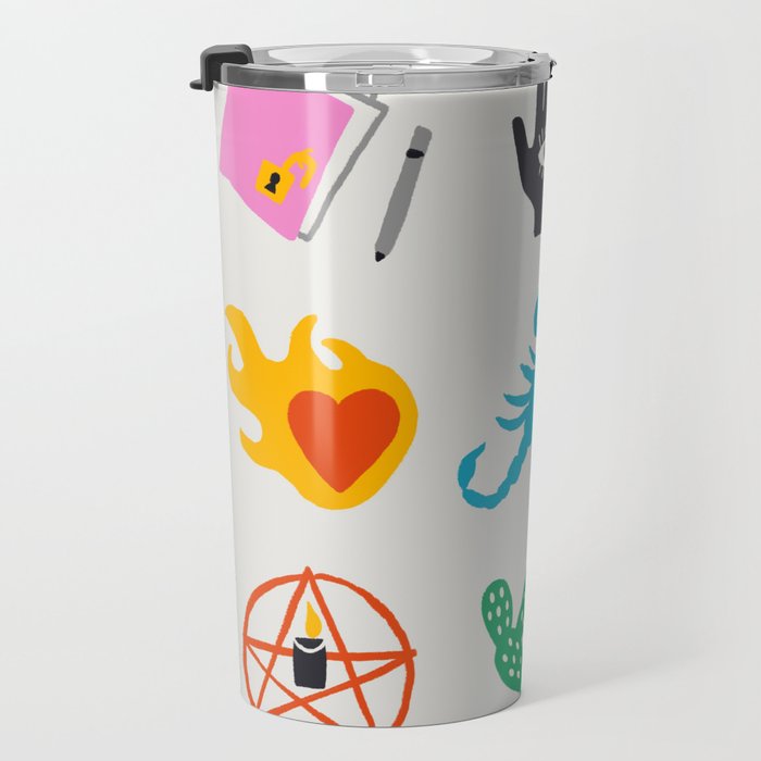 Scorpio Emoji Travel Mug Gallery Image 3