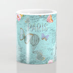 Paris - my blue love Coffee Mug Gallery Image 4