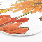 Summertime Flowers Bath Mat Gallery Image 3