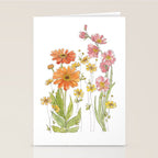 Summertime Flowers Stationery Card Gallery Image 2