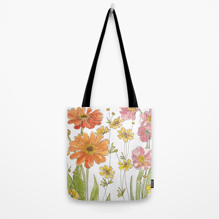 Summertime Flowers Tote Bag Gallery Image 2