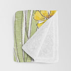 Summertime Flowers Throw Blanket Gallery Image 3