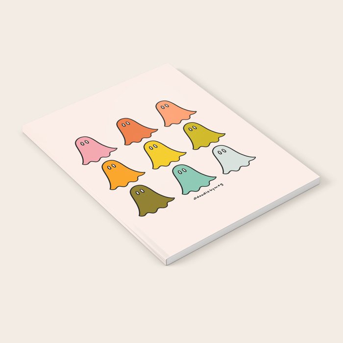 Rainbow Ghosts Notebook Gallery Image 1