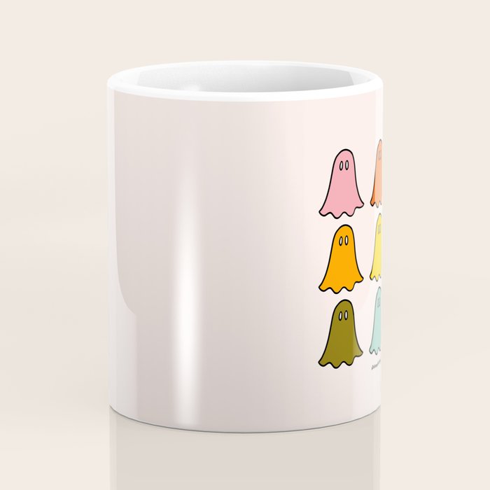 Rainbow Ghosts Coffee Mug Gallery Image 4
