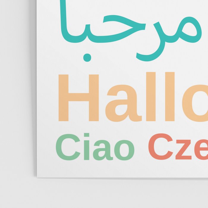Hello In Different Languages Poster Gallery Image 3