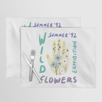90s Wild Flowers Exhibition Poster Placemat Gallery Image 1