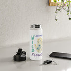 90s Wild Flowers Exhibition Poster Water Bottle Gallery Image 5