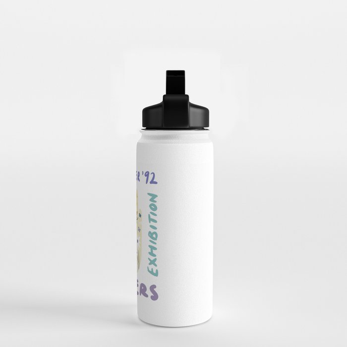 90s Wild Flowers Exhibition Poster Water Bottle Gallery Image 2