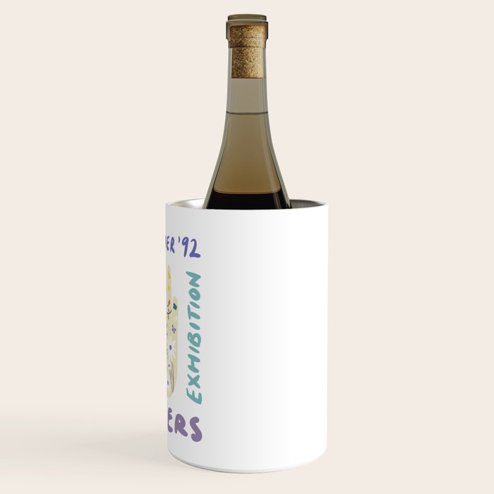 90s Wild Flowers Exhibition Poster Wine Chiller Gallery Image 3