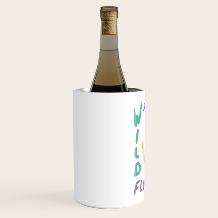 90s Wild Flowers Exhibition Poster Wine Chiller Gallery Image 2