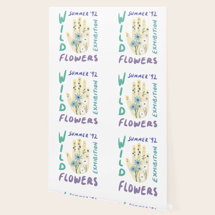 90s Wild Flowers Exhibition Poster Wallpaper Gallery Image 2