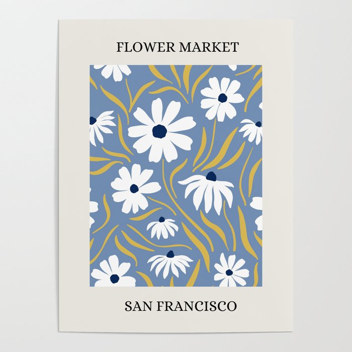 Flower Market San Francisco Poster Gallery Image 4