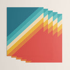 Classic 70s Vintage Style Retro Summer Vibes Stripes - Feruda Wrapping Paper Gallery Image 3