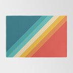 Classic 70s Vintage Style Retro Summer Vibes Stripes - Feruda Rug Gallery Image 2