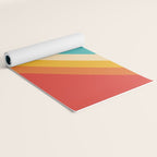 Classic 70s Vintage Style Retro Summer Vibes Stripes - Feruda Yoga Mat Gallery Image 2