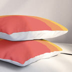 Classic 70s Vintage Style Retro Summer Vibes Stripes - Feruda Pillow Sham Gallery Image 3