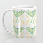Watercolor Luna Moth Coffee Mug Gallery Image 3