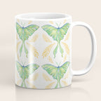 Watercolor Luna Moth Coffee Mug Gallery Image 1