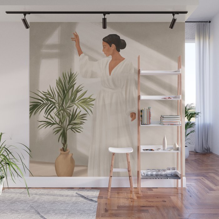Opened Window Wall Mural Gallery Image 1