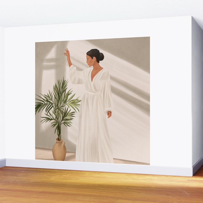 Opened Window Wall Mural Gallery Image 2