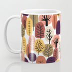 Autumn Trees Pattern Coffee Mug Gallery Image 3