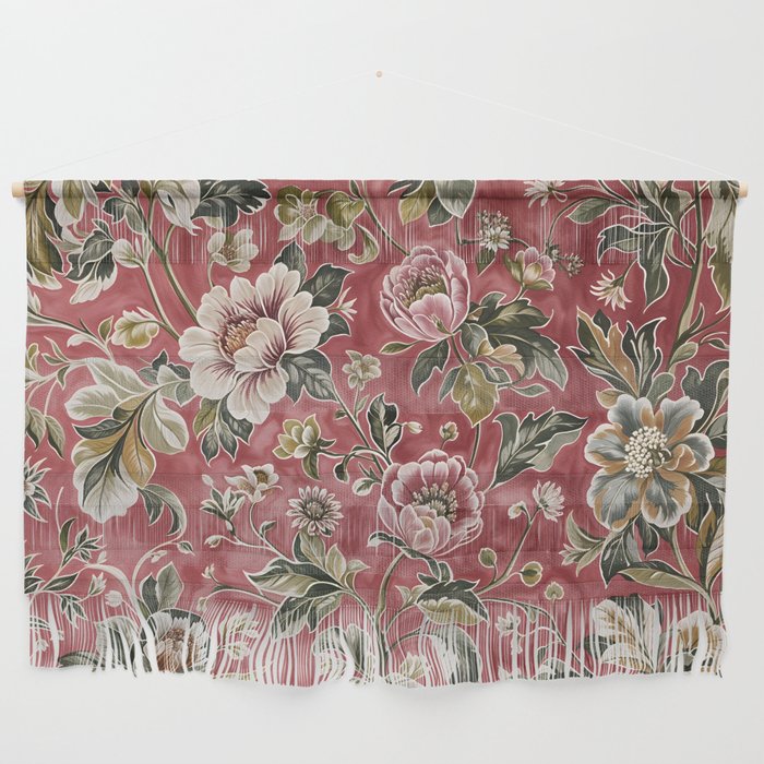 Peruvian Pink Floral Wall Hanging Gallery Image 1