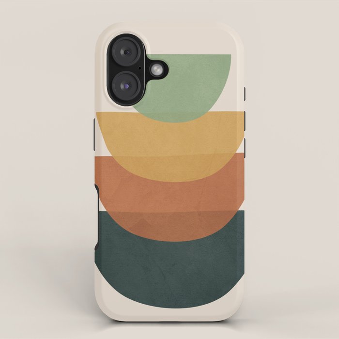 Colorful Abstract Shapes 1 iPhone Case Gallery Image 1