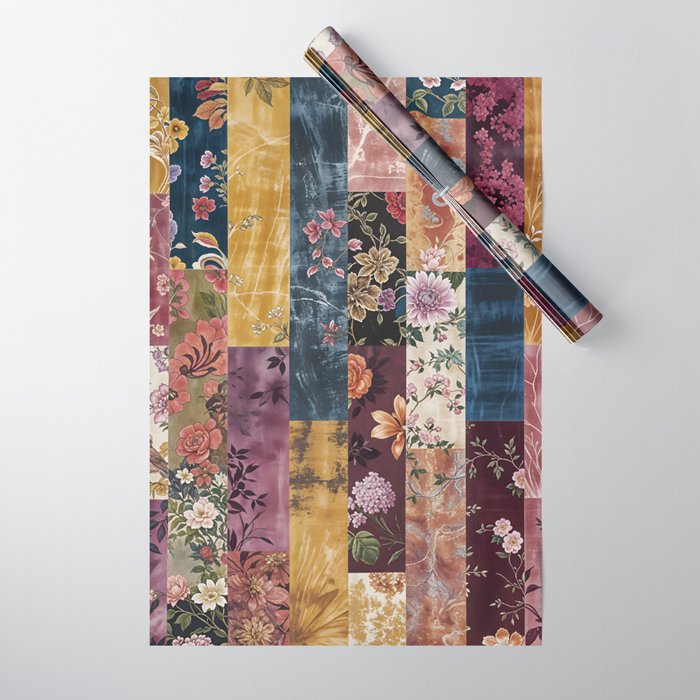 Gypsy Souk Patchwork Wrapping Paper Gallery Image 1