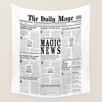 The Daily Mage Fantasy Newspaper Wall Tapestry Gallery Image 4