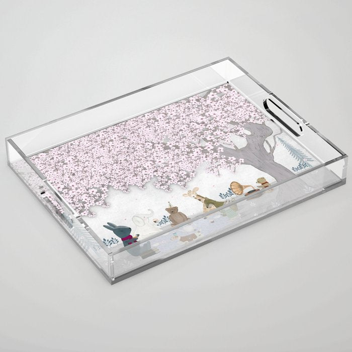 little blossom tree Acrylic Tray Gallery Image 1