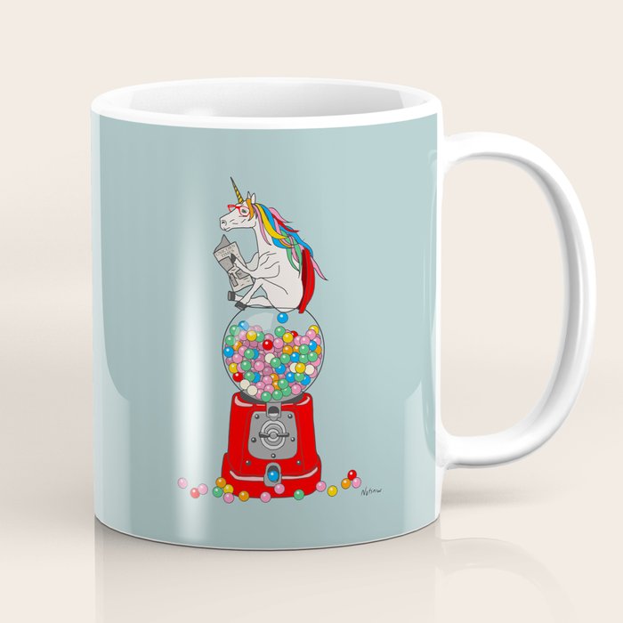 Unicorn Gumball Poop Coffee Mug Gallery Image 1