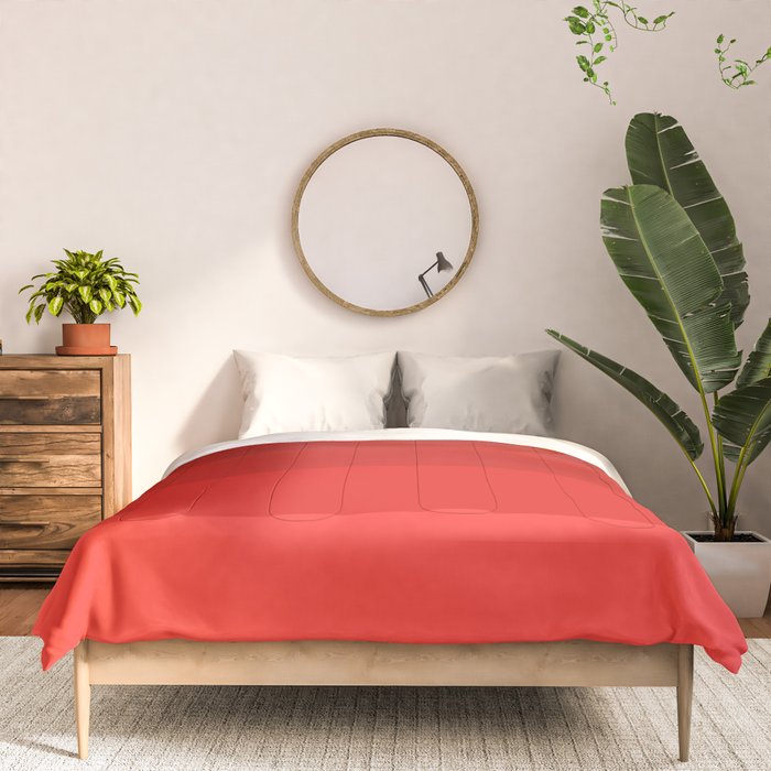 Red Striped Color Gradient Comforter Gallery Image 3