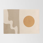 Minimal Abstract Art Landscape 6 Rug Gallery Image 2