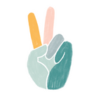 Peace sign pastel Coffee Mug Gallery Image 2