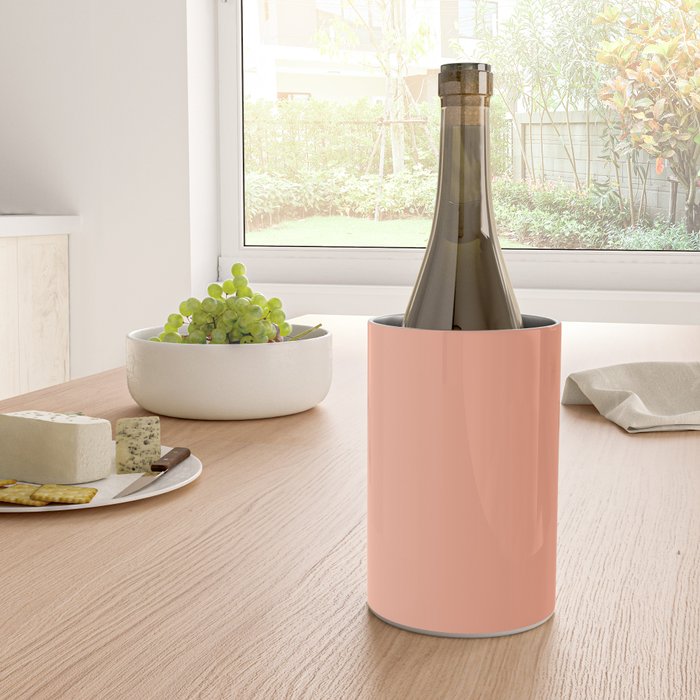 Peach Solid Color Wine Chiller Gallery Image 4