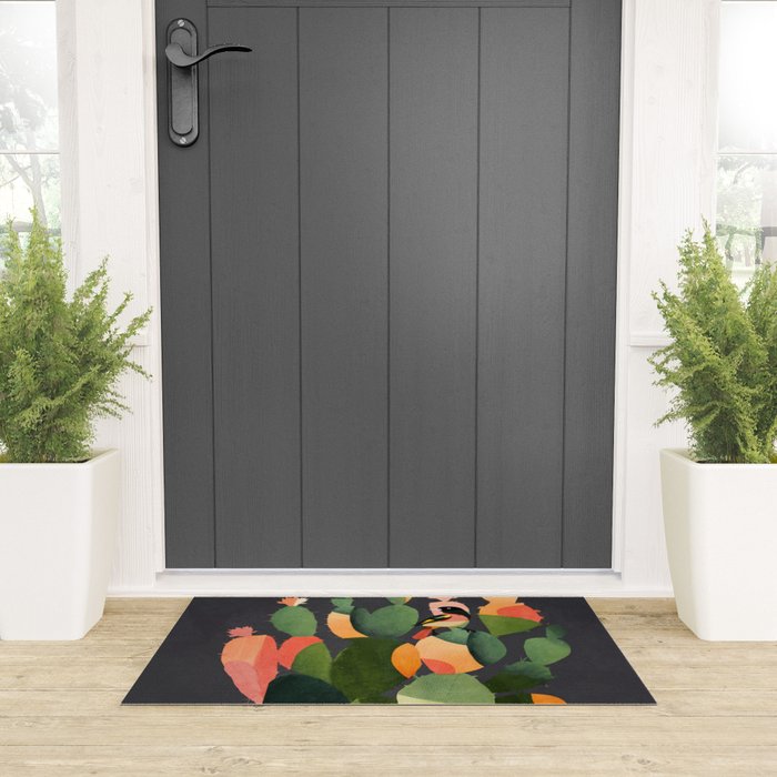 Cactus and Birds 4 Welcome Mat Gallery Image 3