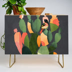 Cactus and Birds 4 Credenza Gallery Image 1